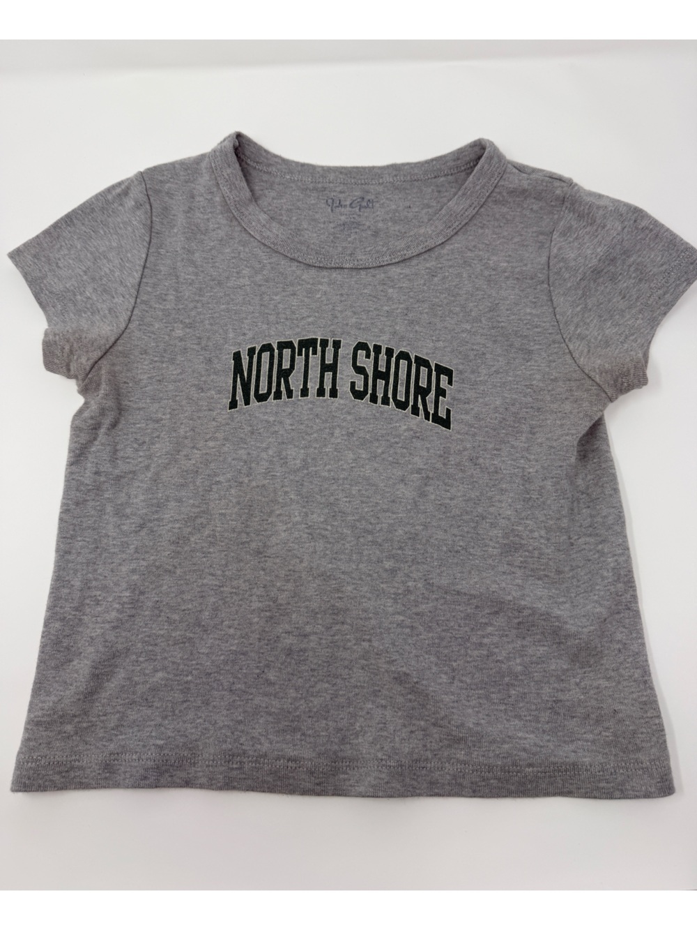 Gray "North Shore" Short Sleeve Tee - Womens Casual Shirt Brandy Melville